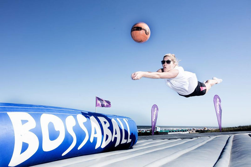 Exercise inflatable minimize injury