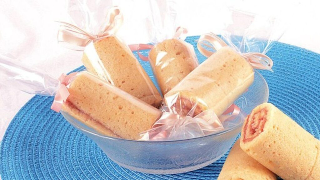 Receita de mini bolo de rolo